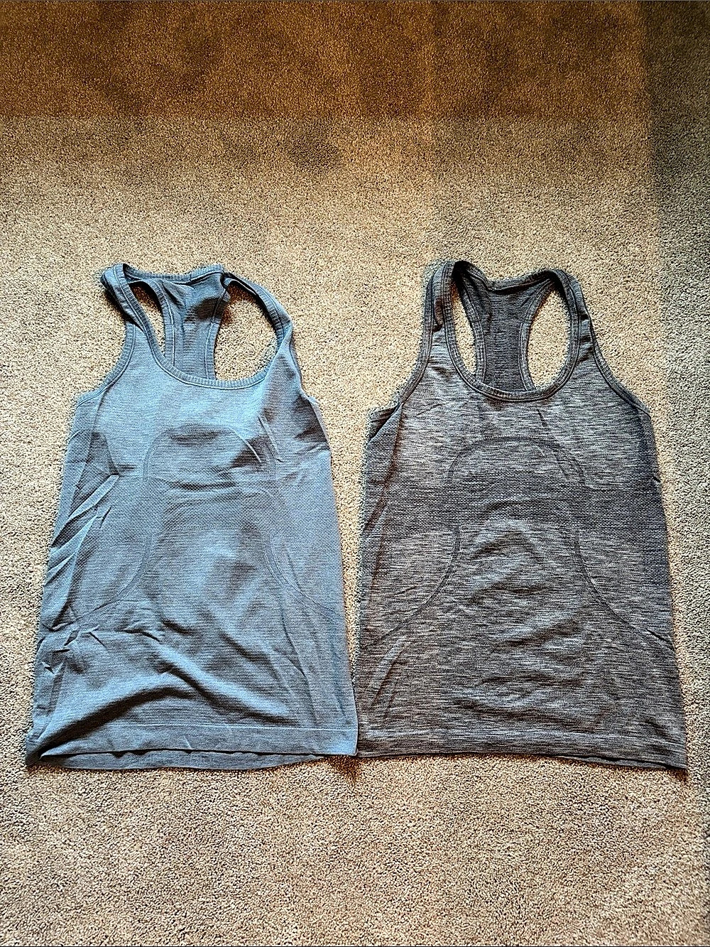 Lululemon Swiftly Tech Racerback Tank Top Blue & Gray